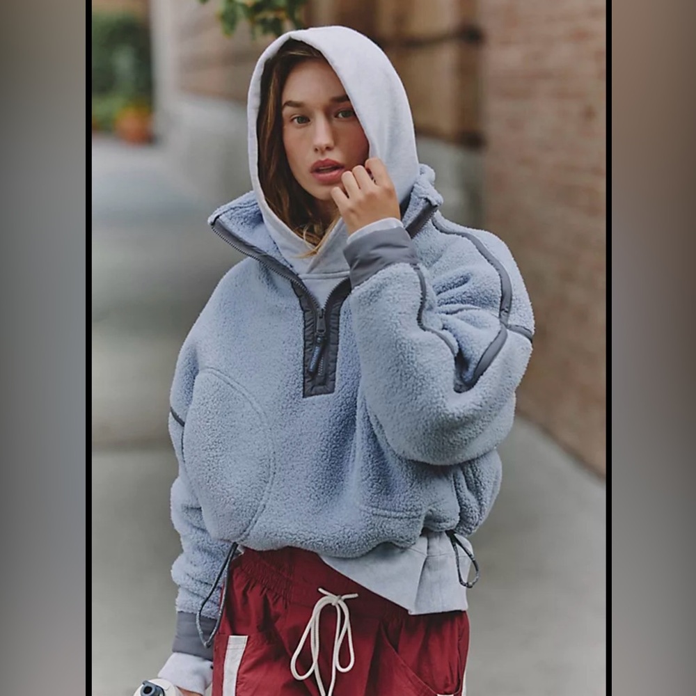 Free People Mountain High Half Zip Fleece